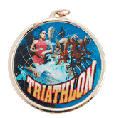 Color Medals (2 3/16 Inch) - Triathlon