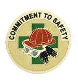 Commitment To Safety Medal Insert (Etched)