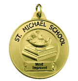 Custom Economy School Award Medal