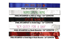 Custom Parade, Homecoming & Pageant Sashes (Teen / Adult)