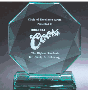 Cut Crystal Award - Click to enlarge