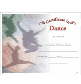 Dance Certificates