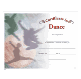 Dance Certificates