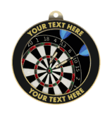 Darts Insert Medal with Personalized Rim