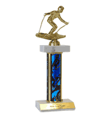 Deluxe Platform Trophies - Downhill Skiing