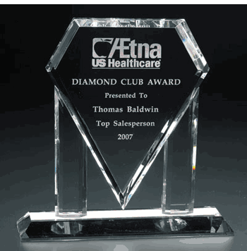 Diamond-Shaped Award - Click to enlarge