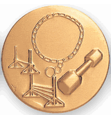 Dog Obedience Litho Medal Insert