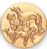 Dog Show Litho Medal Insert