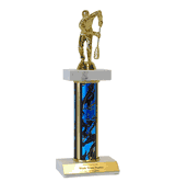 Double Platform Trophies in 2 Sizes- Broomball