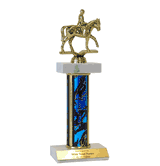 Double Platform Trophies in 2 Sizes - Horse Figure