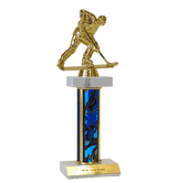 Double Platform Trophies in 2 Sizes - Roller Hockey