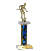 Double Platform Trophies in 3 Sizes- Billiards