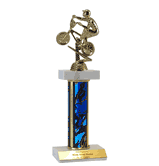 Double Platform Trophies in 3 Sizes- BMX