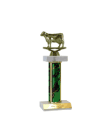 Double Platform Trophies in 3 Sizes - Cow