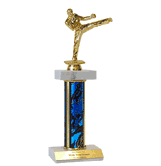 Double Platform Trophies in 3 Sizes - Karate