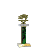 Double Platform Trophies in 3 Sizes - Pig