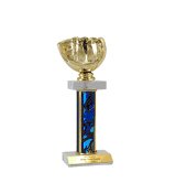 Double Platform Trophies in 3 Sizes- Softball Glove Figure