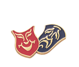 Drama Mask Pins