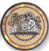 Drama / Theater Mylar Decal Medal Insert