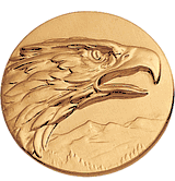 Eagle (502138) Litho Medal Insert