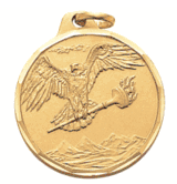 Eagle with Torch Medals (1 1/4")