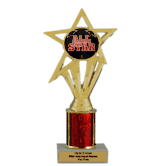 Economy Column Insert Trophy - All Star