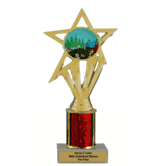 Economy Column Insert Trophy - Camping