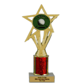 Economy Column Insert Trophy - Golf