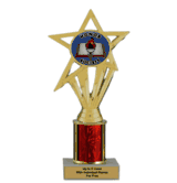 Economy Column Insert Trophy - Honor Society