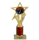 Economy Column Insert Trophy - Karate