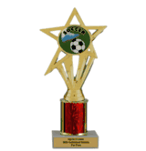 Economy Column Insert Trophy - Soccer