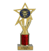 Economy Column Insert Trophy - Volunteer