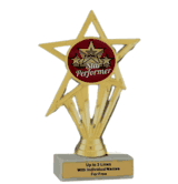 Economy Participation Insert Trophy - Star Performer