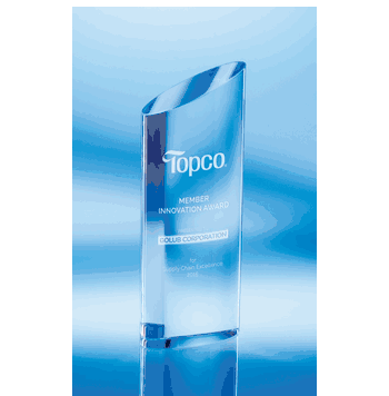 Elliptico Crystal Sales / Service Award - Click to enlarge