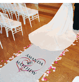 Embracing Hearts Aisle Runner