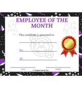 Employee of the Month Free Template