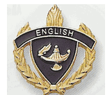 English Language Lapel Pins