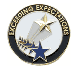 Exceeding Expectations Pin