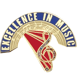 Excellence In Music Pin