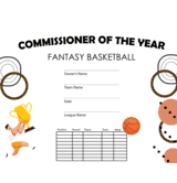 Fantasy Trophies & Awards - Basketball