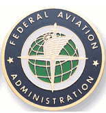 Fed. Aviation Administration Medal Insert (Etched)