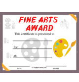 Fine Arts Award Free Template