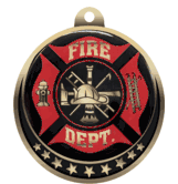 Fire Department Insert Medal