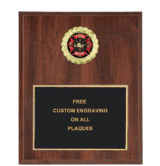 Fire Department Insert Plaque (Multiple Styles)