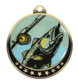 Fishing Insert Medal