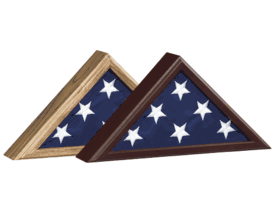 Flag Display Cases & Military Coin Racks