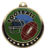 Football Insert Medal