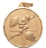 Football Runner Medals (1 1/4")