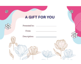 Free Gift Certificate Templates