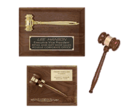 Gavel Plaques